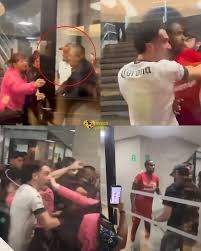 Jugadores del América y Toluca pelean en túnel rumbo a los vestidores del estadio