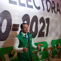 "Quiero ayudar al país que mucho me ayudó", dice Juan Manuel Márquez al arrancar campaña