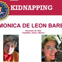 FBI ofrece recompensa de 40 mil dólares para localizar a estadunidense secuestrada en Jalisco