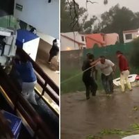 Tormenta golpea en Atizapán: Inundados Palacio municipal y hospital general