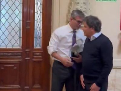 Manes denunció amenazas por parte de Menem, pero un video lo desmiente