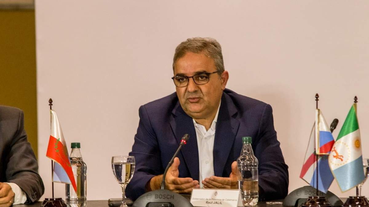Raúl Jalil, gobernador de Catamarca. Fuente: (Twitter)