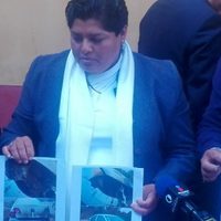 El helicóptero iba en llamas antes de estrellarse, dice dueño del predio donde cayó