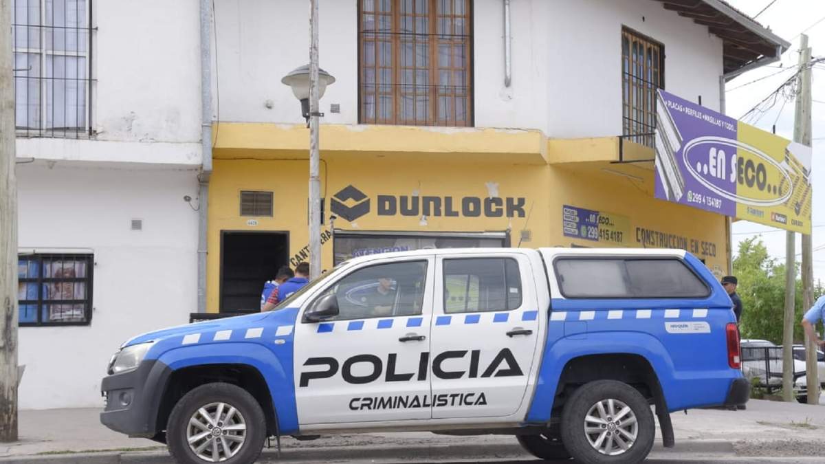 El lugar donde se efectuó el disparo. Fuente: (Florencia Salto - Diario RN)
