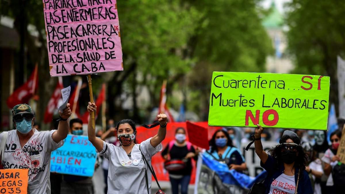Enfermeros de CABA protestarán en exigencia de mejoras laborales y salariales. Fuente: (Twitter)