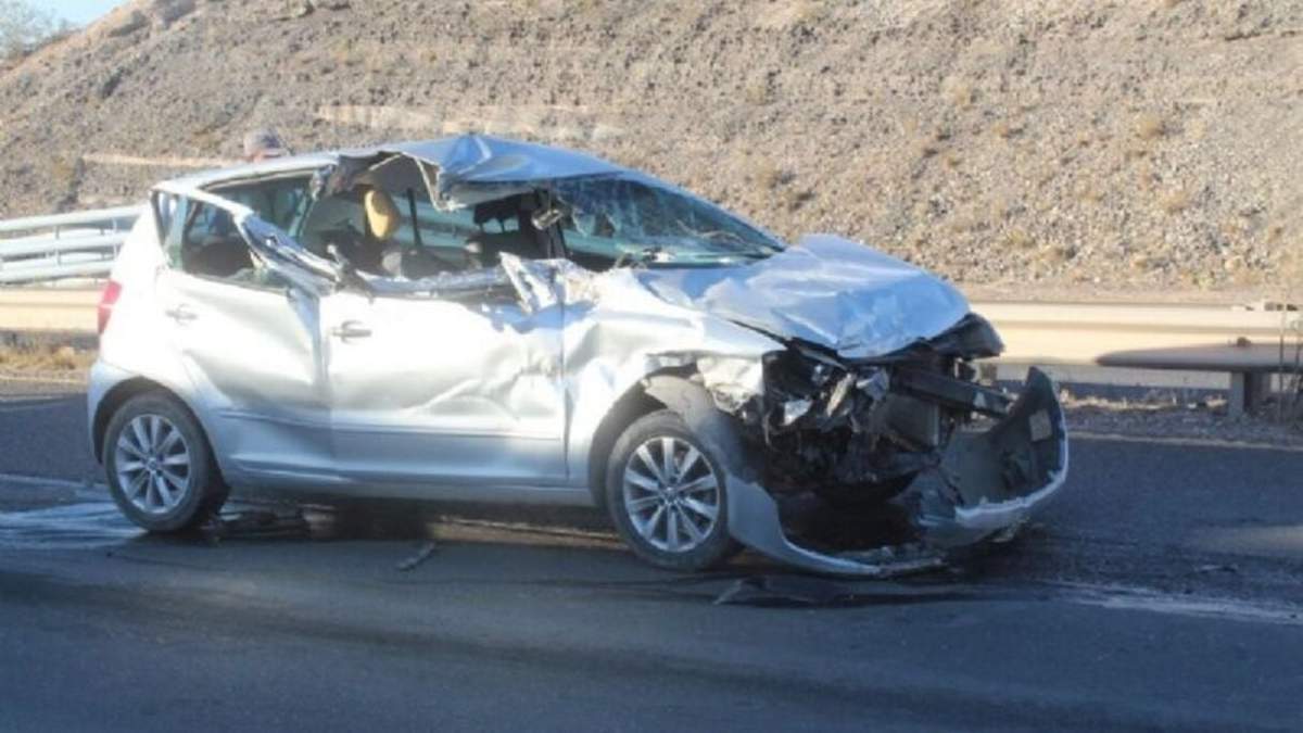 Accidente sobre la ruta 7. Fuente: (Twitter)