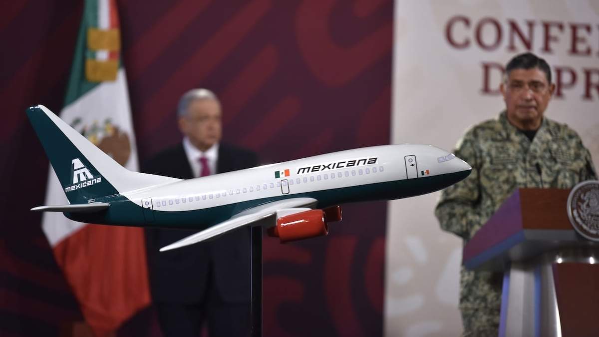 El anuncio de la nueva aerolínea en la conferencia mañanera del 10 de agosto