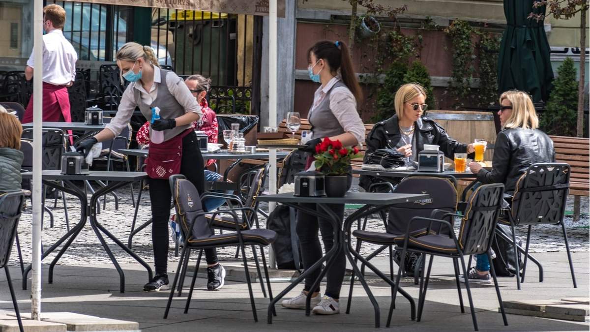 Gastronomía al aire libre. Fuente: (Twitter)