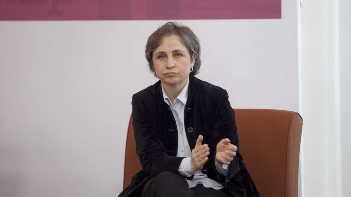 La periodista Carmen Aristegui