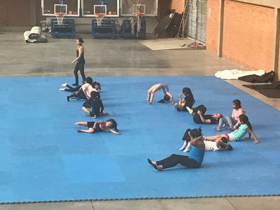 Gimnastas contra gimnastas en la Sala de Armas de la Mixhuca