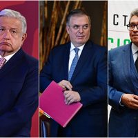 AMLO, Ebrard y Monreal libran sanción del INE por presuntos actos anticipados de campaña
