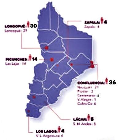 Mapa de contagiados por distrito