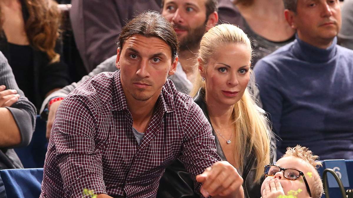 Zlatan Ibrahimovic y Helena Seger. Fuente: (Twitter)