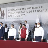 Conmemoran la Batalla de Puebla sin el tradicional desfile… y con sana distancia