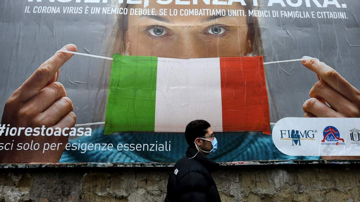 En Italia comenzaron a bajar los casos. Fuente: (Twitter)