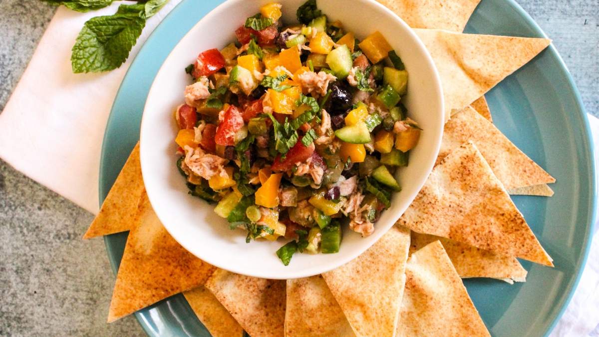 Ensalada tunecina. Fuente: (Instagram)