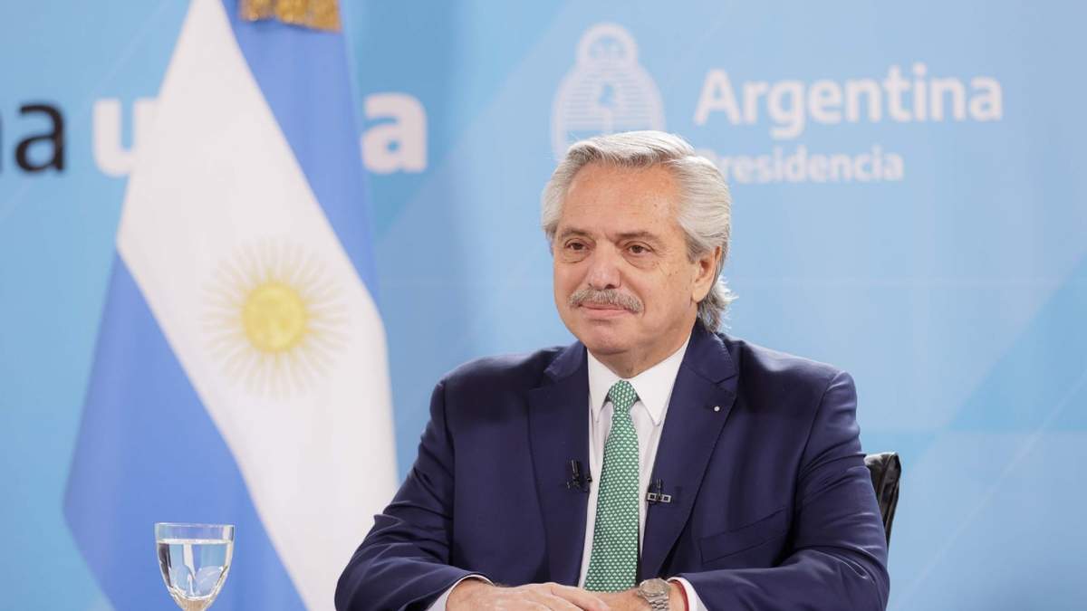 El presidente de la Nación, Alberto Fernández. Fuente: (Twitter)