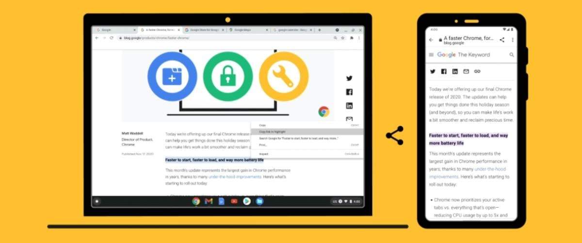 La nueva herramienta para mandar enlaces con texto subrayado