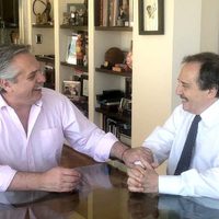 ¡Y Olé! Alfonsín y Alberto se juntaron a hablar sobre el puesto del radical en España