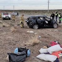 Una familia que viajaba de Buenos Aires a Bariloche volcó sobre la Ruta 237