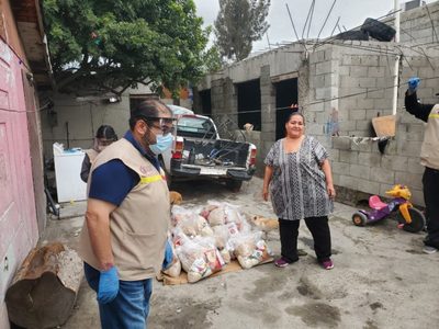 El INE impuso una cautelar para que los políticos no hagan propaganda en la entrega de insumos