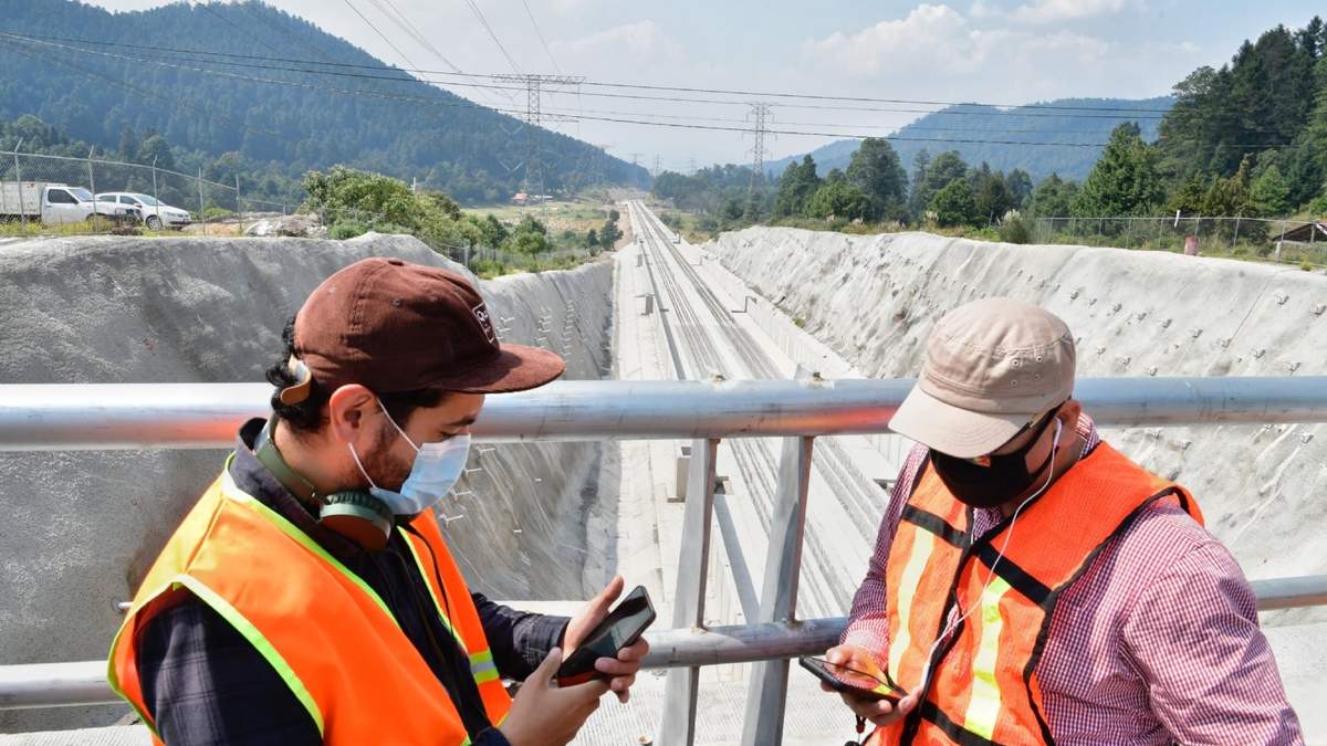 Obras del Tren Interurbano México-Toluca