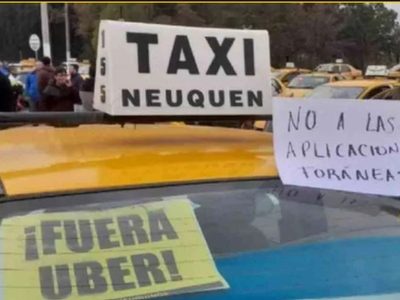 Taxistas de Neuquén denuncian que la llegada de las aplicaciones de transporte redujo su trabajo a la mitad