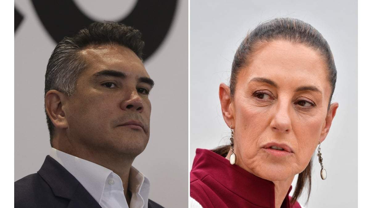 Alejandro Moreno y Claudia Sheinbaum