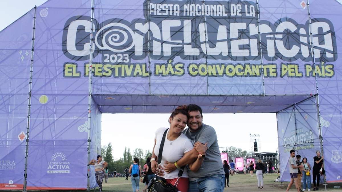 La edición 2023 de la Fiesta de la Confluencia. Fuente: (Emiliano Ortiz)