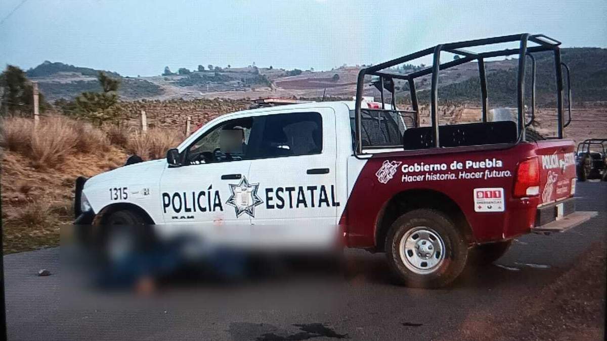 Patrullas de la policía estatal de Puebla