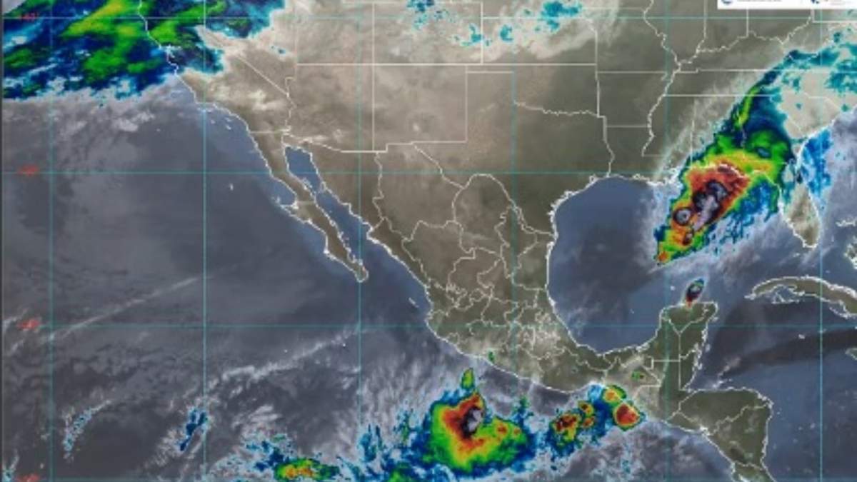 Se pronostican #Lluvias puntuales intensas en #Chiapas, #Hidalgo, #Puebla, #SanLuisPotosí y #Veracruz