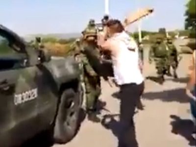 María Elena Morera muestra video de otra agresión de civiles al Ejército