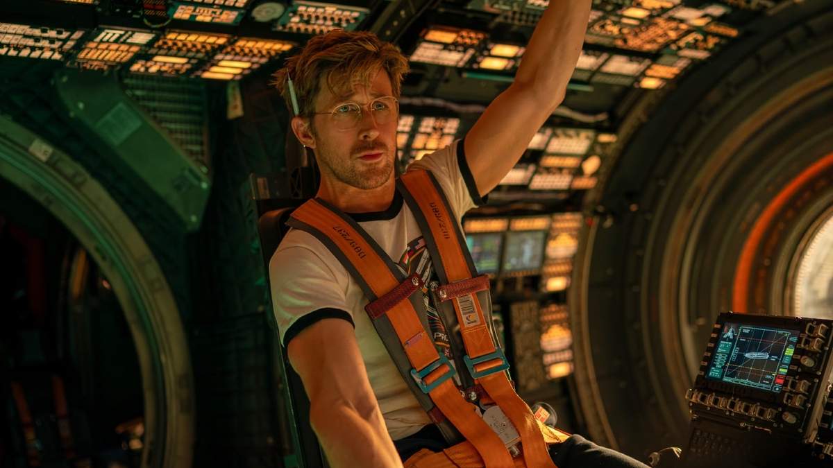 Esta imagen, difundida por Amazon MGM Studios, muestra a Ryan Gosling en una escena de "Project Hail Mary"