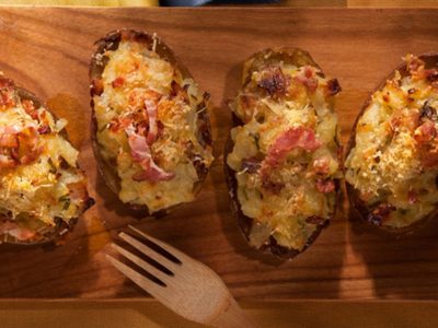 Receta fácil de papas rellenas a la florentina: el combo perfecto que combina papa, espinaca y queso