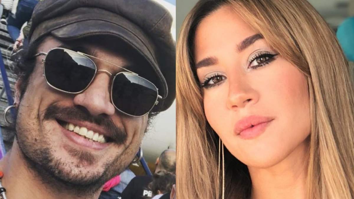 Daniel Osvaldo y Jimena Barón. Fuente: (Twitter)