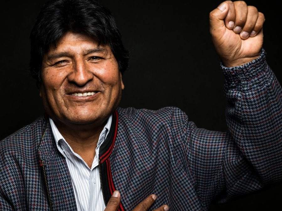 El expresidente de Bolivia Evo Morales