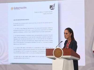 Farías Laguna debe ser deportado o extraditado; tiene orden de aprehensión: Sheinbaum a Milei