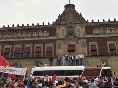 Desde el Zócalo, la CNTE asegura que ningún presidenciable tiene propuesta educativa integral