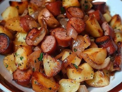 Papas con chorizo al horno: una combinación irresistible de 2 ingredientes que se prepara en una sola fuente