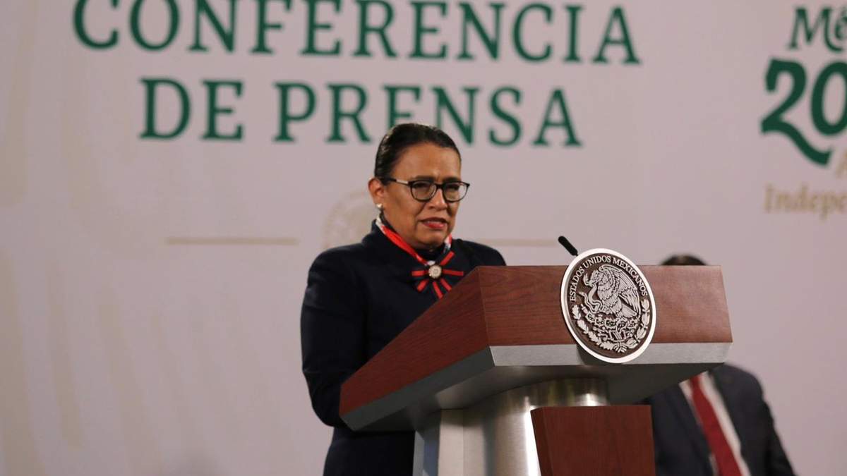 La titular de la SSPC, Rosa Icela Rodríguez