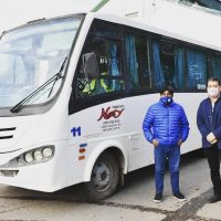 Aluminé inauguró un servicio de transporte hasta Ruca Choroy