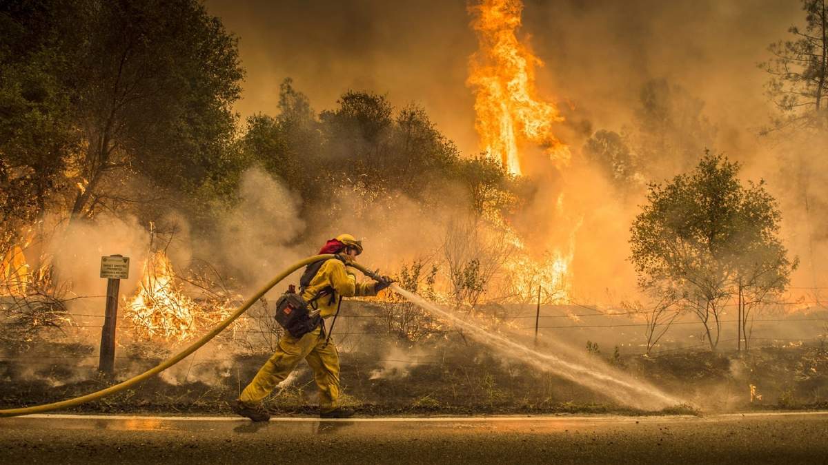 Incendios forestales en Estados Unidos. Fuente: (Twitter)