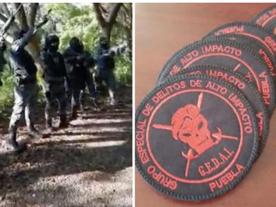 En rap al estilo narco, presuntos policías de Puebla proclaman: "Somos el terror de los malandros"