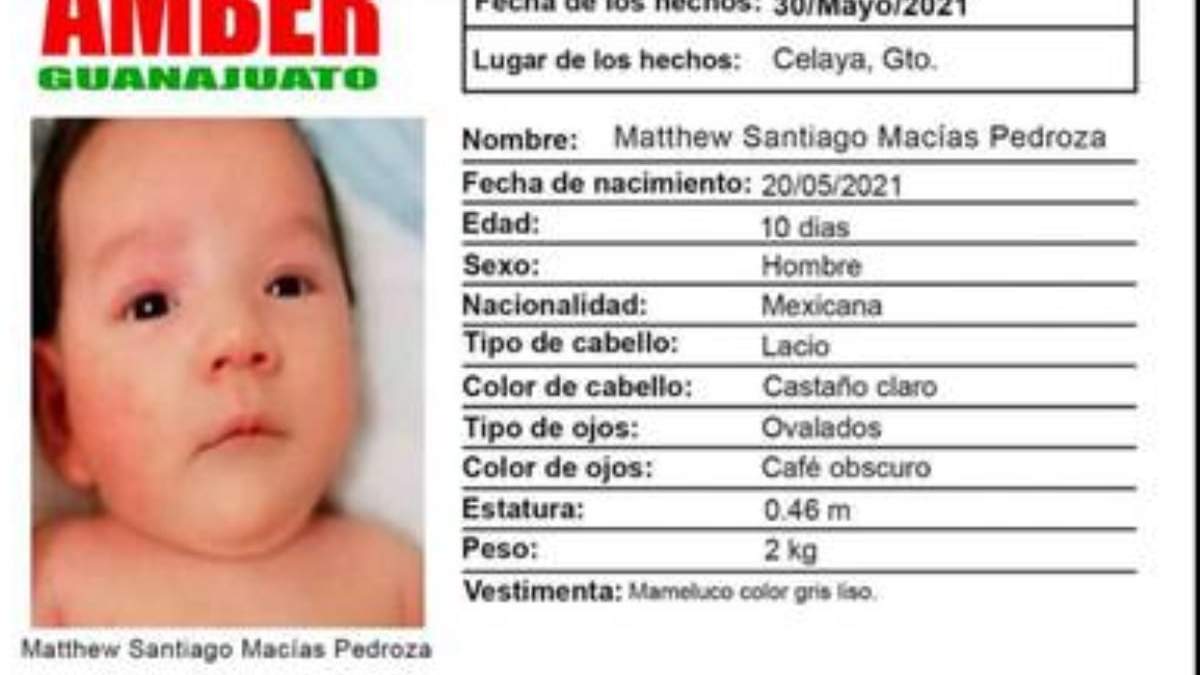 El bebé nació el pasado 20 de mayo