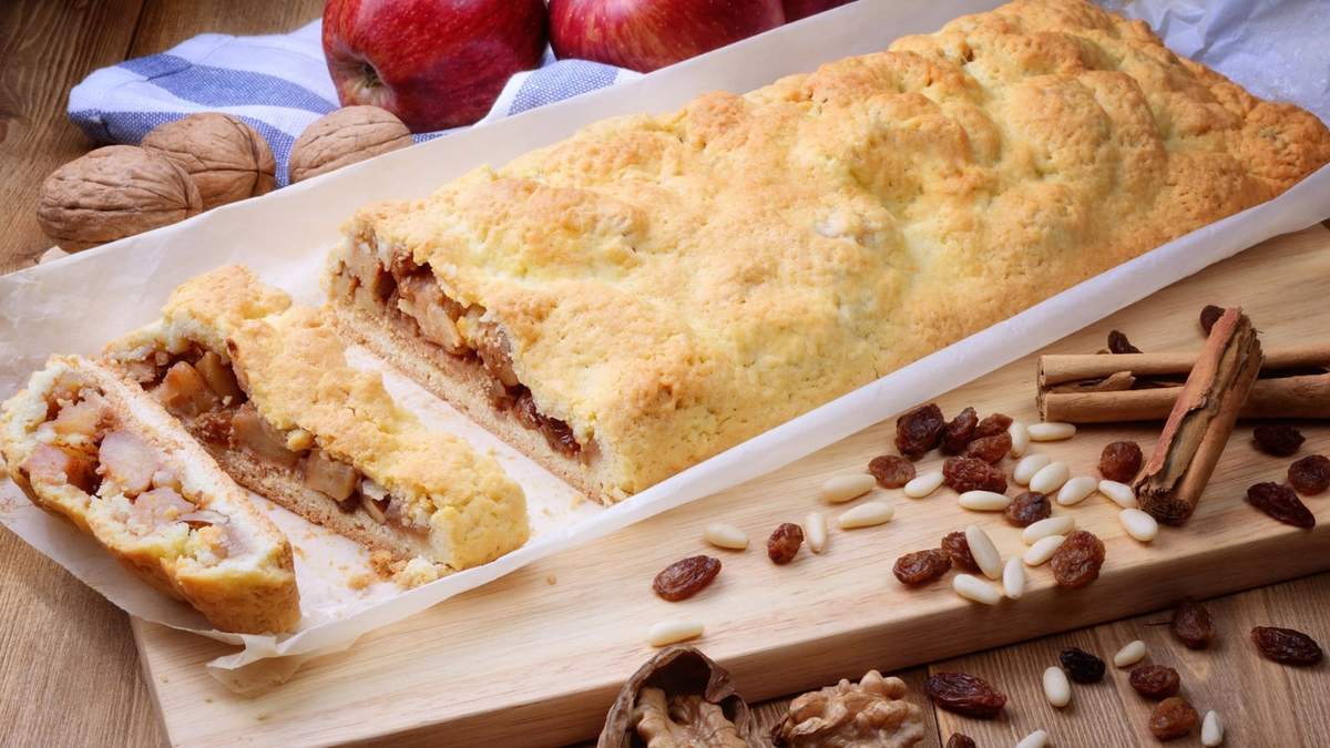 strudel de manzana. Fuente: (Instagram)