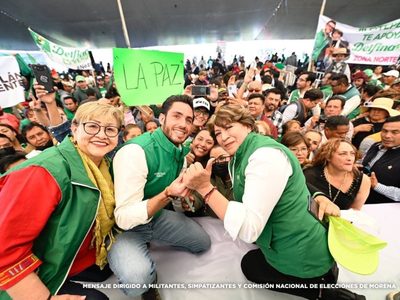 Delfina Gómez lamenta el olvido de autoridades en torno al medio ambiente, arropada por Partido Verd