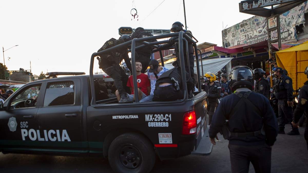 Operativo en Tepito, en el Centro de la Ciudad de México