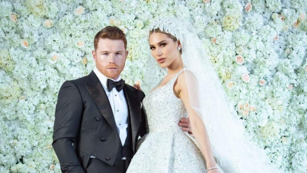 Canelo Álvarez y Fernanda Gómez. Fuente: (Instagram)