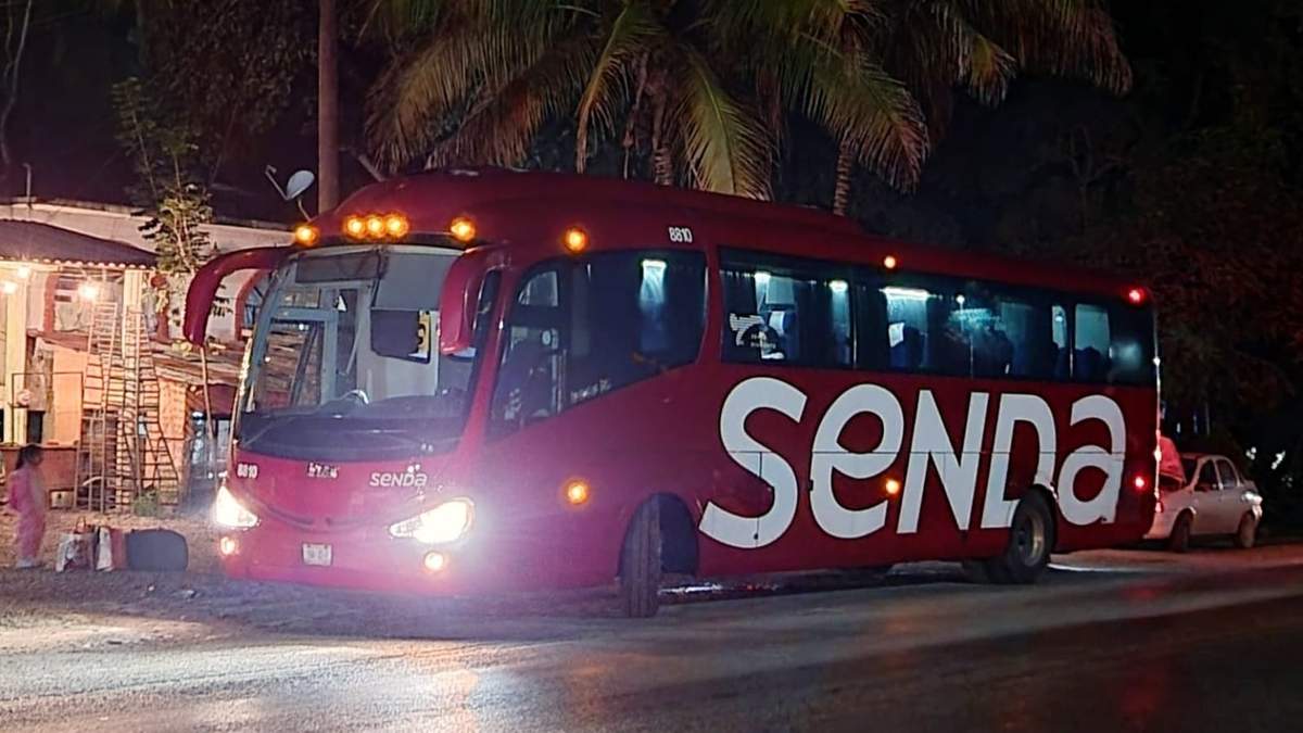 Un autobús de Grupo Senda