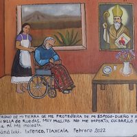 "Niñas vendidas": denuncia, pintura... arte